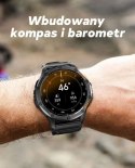 Smartwatch Męski GRAVITY GPS GT24-1 Czarny Pasek Silikonowy + Granatowy Pasek Silikonowy