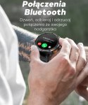 Smartwatch Męski GRAVITY GPS GT24-3 Czarny Pasek Silikonowy + Pomarańczowy Pasek Silikonowy