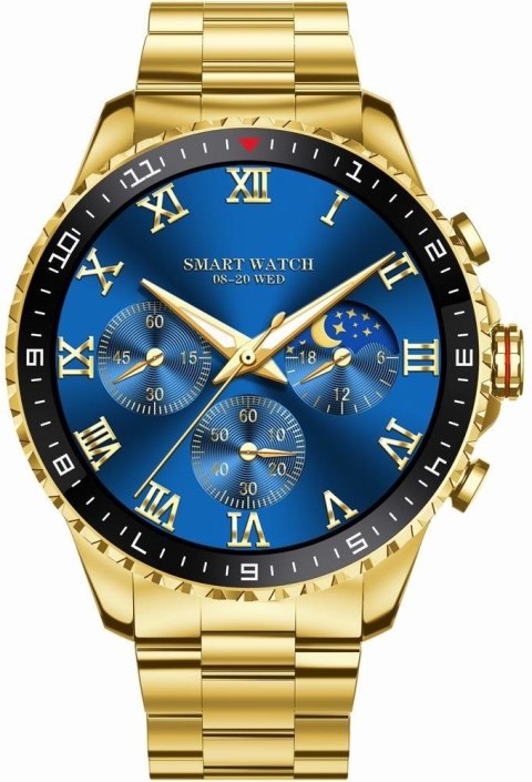 Smartwatch Męski GRAVITY GT16-1 Gold / Złota Bransoleta Smartwatch Męski GRAVITY GT16-1 Gold / Złota Bransoleta