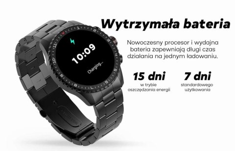 Smartwatch Męski GRAVITY GT16-1 Gold / Złota Bransoleta Smartwatch Męski GRAVITY GT16-1 Gold / Złota Bransoleta