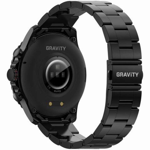 Smartwatch Męski GRAVITY GT16-2 Black / Czarna Bransoleta Smartwatch Męski GRAVITY GT16-2 Black / Czarna Bransoleta