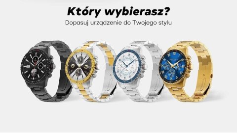 Smartwatch Męski GRAVITY GT16-2 Black / Czarna Bransoleta Smartwatch Męski GRAVITY GT16-2 Black / Czarna Bransoleta