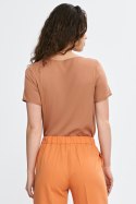 Bluzka basic z krótkim rękawem B193 Carmel - Nife Nife