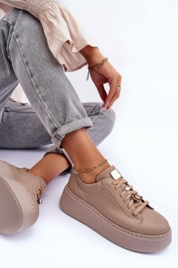 Buty Sportowe Model Maciejka 06191-04 Beige - Step in style Step in style