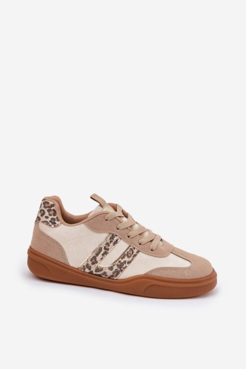 Buty Sportowe Model Satylies 1W-N16 Panterka/Beige - Step in style Step in style Buty Sportowe Model Satylies 1W-N16 Panterka/Beige - Step in style Step in style