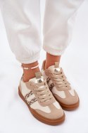 Buty Sportowe Model Satylies 1W-N16 Panterka/Beige - Step in style Step in style Buty Sportowe Model Satylies 1W-N16 Panterka/Beige - Step in style Step in style