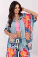 Koszula Damska Model DHJ-KS-19007-6.86 Blue - Italy Moda Italy Moda Koszula Damska Model DHJ-KS-19007-6.86 Blue - Italy Moda Italy Moda