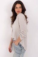 Koszula Damska Model MO-KS-1802.84 White/Beige - Italy Moda Italy Moda