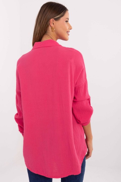 Koszula Damska Model MO-KS-9368.98 Fuksjs - Italy Moda Italy Moda Koszula Damska Model MO-KS-9368.98 Fuksjs - Italy Moda Italy Moda