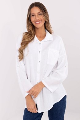 Koszula Damska Model MO-KS-9368.98 White - Italy Moda Italy Moda