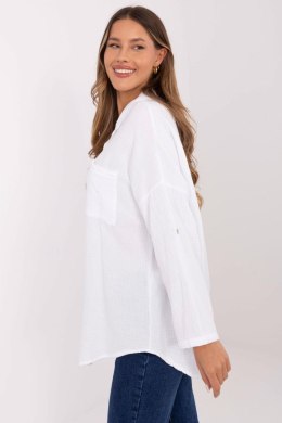 Koszula Damska Model MO-KS-9368.98 White - Italy Moda Italy Moda