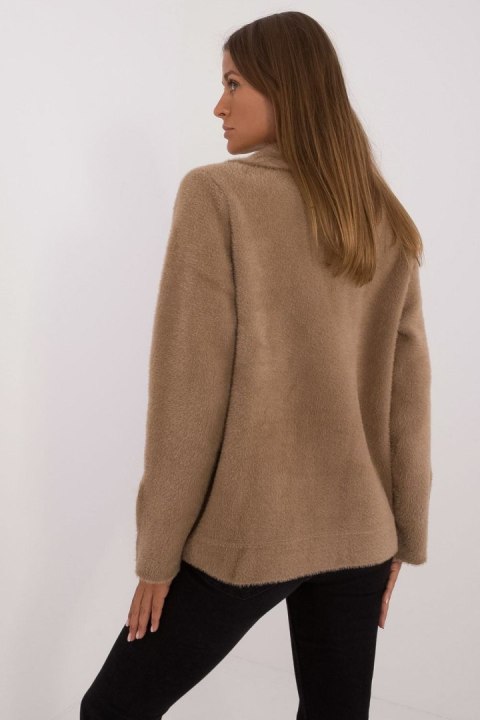 Kurtka Damska Model MBM-KR-250.77 Dark Beige - MBM MBM Kurtka Damska Model MBM-KR-250.77 Dark Beige - MBM MBM