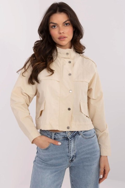 Kurtka Damska Model NM-KR-A2394.01 Beige - NM NM Kurtka Damska Model NM-KR-A2394.01 Beige - NM NM
