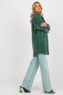 Płaszcz Damski Model MBM-PL-1517.00P Dark Green - MBM MBM Płaszcz Damski Model MBM-PL-1517.00P Dark Green - MBM MBM