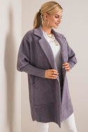 Płaszcz Damski Model MBM-PL-1517.00P Dark Grey - MBM MBM Płaszcz Damski Model MBM-PL-1517.00P Dark Grey - MBM MBM