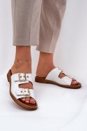 Sandał Klapki Model Zazoo 3020 White - Step in style Step in style Sandał Klapki Model Zazoo 3020 White - Step in style Step in style