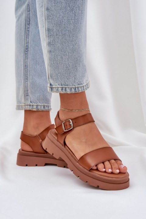 Sandały Model Evaretha Al17 Camel - Step in style Step in style Sandały Model Evaretha Al17 Camel - Step in style Step in style