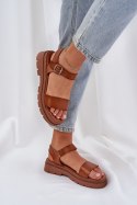 Sandały Model Evaretha Al17 Camel - Step in style Step in style Sandały Model Evaretha Al17 Camel - Step in style Step in style