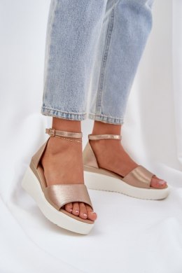 Sandały Model Gillifia JH519P Gold - Step in style Step in style