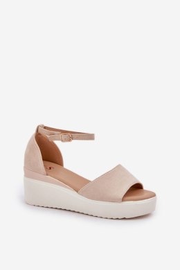 Sandały Model Gillifia JH519P Light Beige - Step in style Step in style