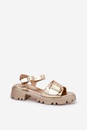 Sandały Model Gofielle 8068 Gold - Step in style Step in style Sandały Model Gofielle 8068 Gold - Step in style Step in style