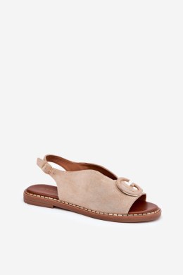 Sandały Model Haliones A8230 Beige - Step in style Step in style