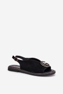 Sandały Model Haliones A8230 Black - Step in style Step in style Sandały Model Haliones A8230 Black - Step in style Step in style