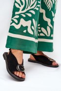 Sandały Model Haliones A8230 Black - Step in style Step in style Sandały Model Haliones A8230 Black - Step in style Step in style