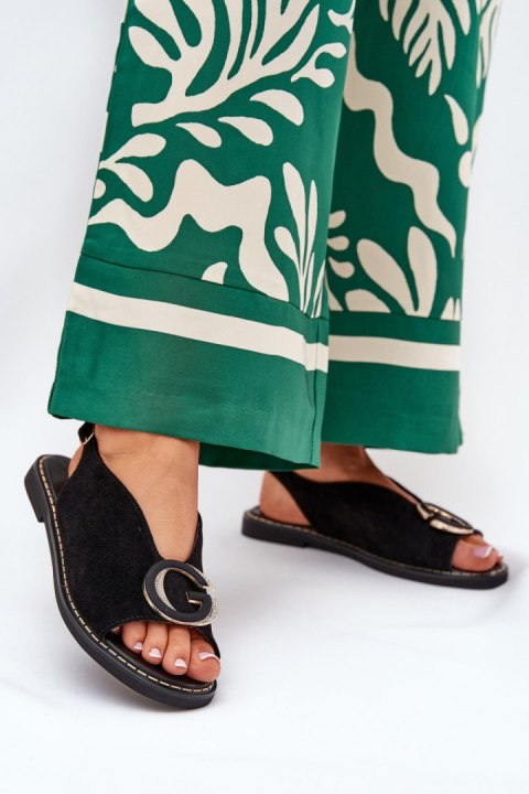 Sandały Model Haliones A8230 Black - Step in style Step in style Sandały Model Haliones A8230 Black - Step in style Step in style