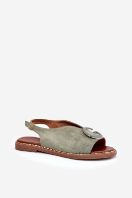 Sandały Model Haliones A8230 Green - Step in style Step in style