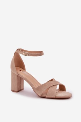 Sandały Model Saniffia TU279P Beige - Step in style Step in style