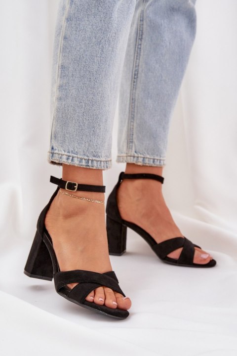 Sandały Model Saniffia TU279P Black - Step in style Step in style Sandały Model Saniffia TU279P Black - Step in style Step in style
