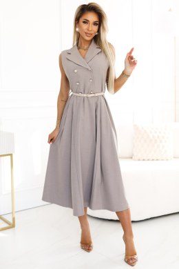 Sukienka Model 596-2 Grey Beige - Numoco Numoco