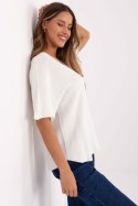 Sweter Damski Model MO-SW-0702.36 Ecru - Italy Moda Italy Moda Sweter Damski Model MO-SW-0702.36 Ecru - Italy Moda Italy Moda
