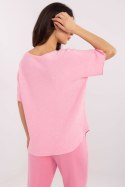 Sweter Damski Model MO-SW-0702.36 Light Pink - Italy Moda Italy Moda Sweter Damski Model MO-SW-0702.36 Light Pink - Italy Moda Italy Moda