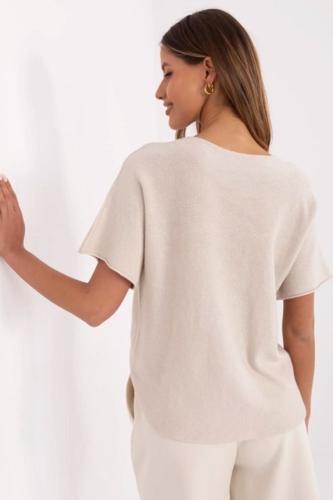 Sweter Damski Model MO-SW-0703.63 Beige - Italy Moda Italy Moda Sweter Damski Model MO-SW-0703.63 Beige - Italy Moda Italy Moda