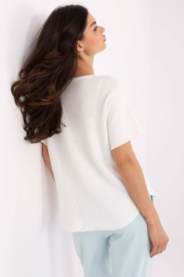 Sweter Damski Model MO-SW-0703.63 Ecru - Italy Moda Italy Moda