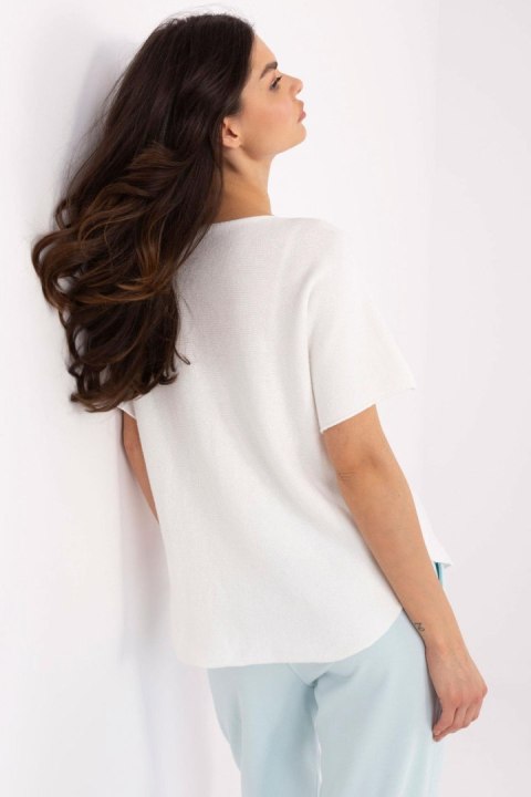 Sweter Damski Model MO-SW-0703.63 Ecru - Italy Moda Italy Moda Sweter Damski Model MO-SW-0703.63 Ecru - Italy Moda Italy Moda