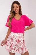Szorty Damskie Model MI-SN-2718041.73 White/Pink - Italy Moda Italy Moda Szorty Damskie Model MI-SN-2718041.73 White/Pink - Italy Moda Italy Moda