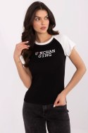 T-shirt Damski Model NM-TS-V7939.50 Black/White - NM NM T-shirt Damski Model NM-TS-V7939.50 Black/White - NM NM