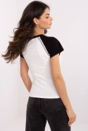 T-shirt Damski Model NM-TS-V7940.17 White/Black - NM NM