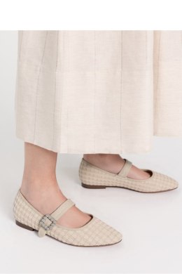 Damskie Baleriny ELIORA ? BEIGE - Inello Inello