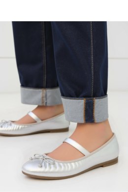 Damskie Baleriny ELVINA ? SILVER - Inello Inello