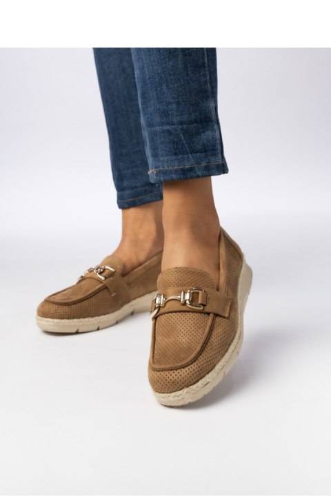 Damskie Mokasyny ? Camel LARISA CAMEL - Inello Inello Damskie Mokasyny ? Camel LARISA CAMEL - Inello Inello