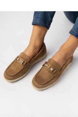 Damskie Mokasyny ? Camel LARISA CAMEL - Inello Inello