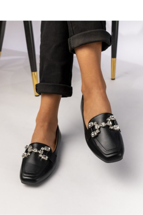 Damskie Mokasyny ELEA BLACK - Inello Inello Damskie Mokasyny ELEA BLACK - Inello Inello