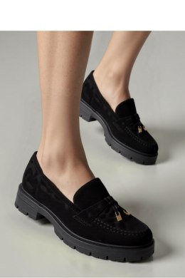 Damskie Mokasyny LOANA BLACK - Inello Inello