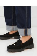 Damskie Mokasyny LOANA BLACK - Inello Inello Damskie Mokasyny LOANA BLACK - Inello Inello