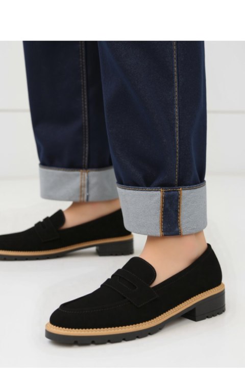 Damskie Mokasyny LORIEN BLACK - Inello Inello Damskie Mokasyny LORIEN BLACK - Inello Inello