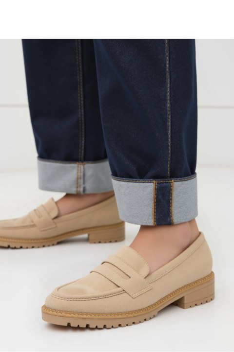 Damskie Mokasyny LORIEN KHAKI - Inello Inello Damskie Mokasyny LORIEN KHAKI - Inello Inello